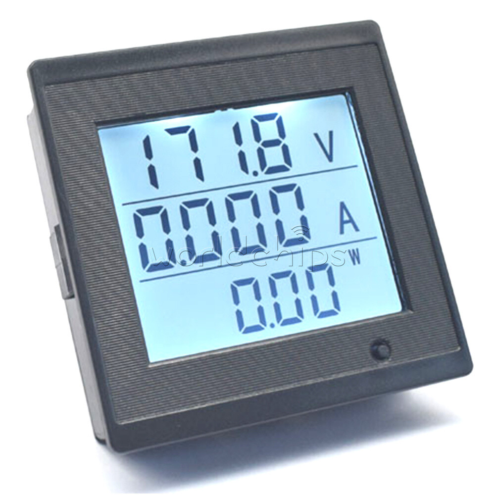 Misuratore Voltmetro Amperometro DC 6-100V 20A &ndash; Tester Di Potenza Digitale
