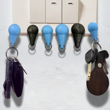 Magnetic Cute Keychain | Fridge or Wall hanging Key Holder Art | Custom Tool Tra