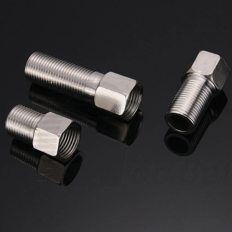 BSP Male to Female Nipple Bush Adapter Reducing Socket Stainless Steel Fittings - Image 4 of 4