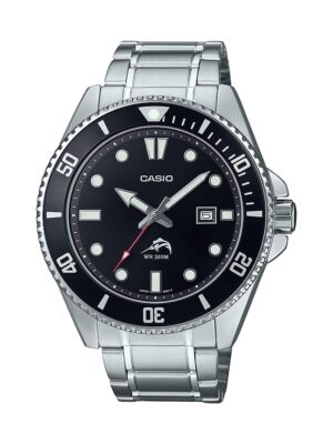 Casio MDV106DD-1A1V Men's Duro 200M Stainless Steel Black Dial Analog Watch