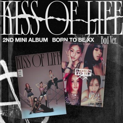 KISS OF LIFE - Born to be XX (2nd Mini Album) Bad ver. + Store Gift Photos