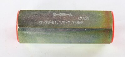 New RV-20-01.1/0 Flutec Valves Inline Hydraulic Check Valve