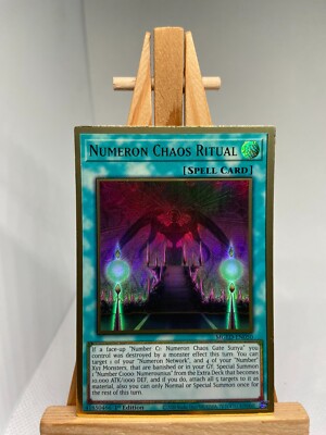 Numeron Ritual Numeron Chaos Ritual - Premium Gold Rare 1st Edition MGED-EN050 - NM ...