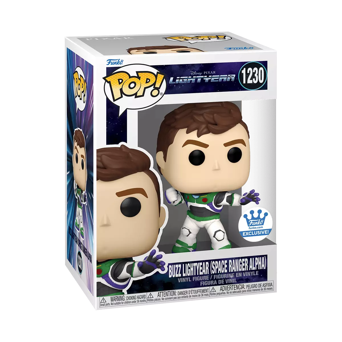 Funko Pop Vinyl Pixar 1230 Buzz Lightyear Space Ranger Alpha
