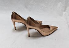 Valentino Metallic Rose Gold Rockstud Leather Pumps Shoes Size 37 US 7