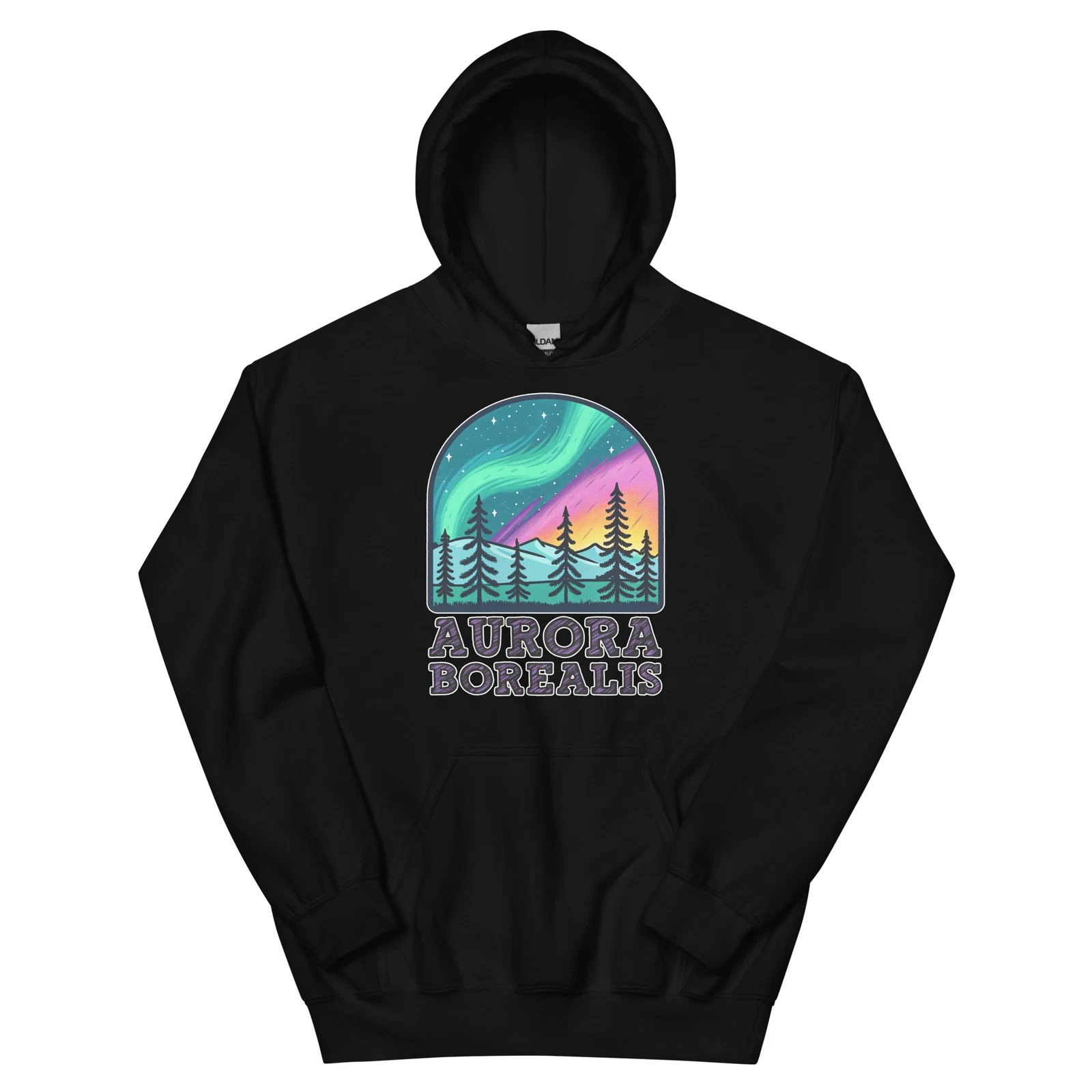 Aurora Borealis Attraction Landmark Travel Hoodie