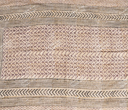 Hand Loomed Cloth Soft Cotton Blanket, Sofa Cover, Boho Ethnic Beach Towel - Picture 8 of 8
