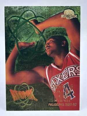 1995-96 SkyBox Premium Atomic Insert  Sharone Wright #A11 Sixers NM