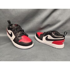 Nike Jordan 1 Low ALT TD Sneakers Bred Edition Toddlers Size 4 NEW IN BOX