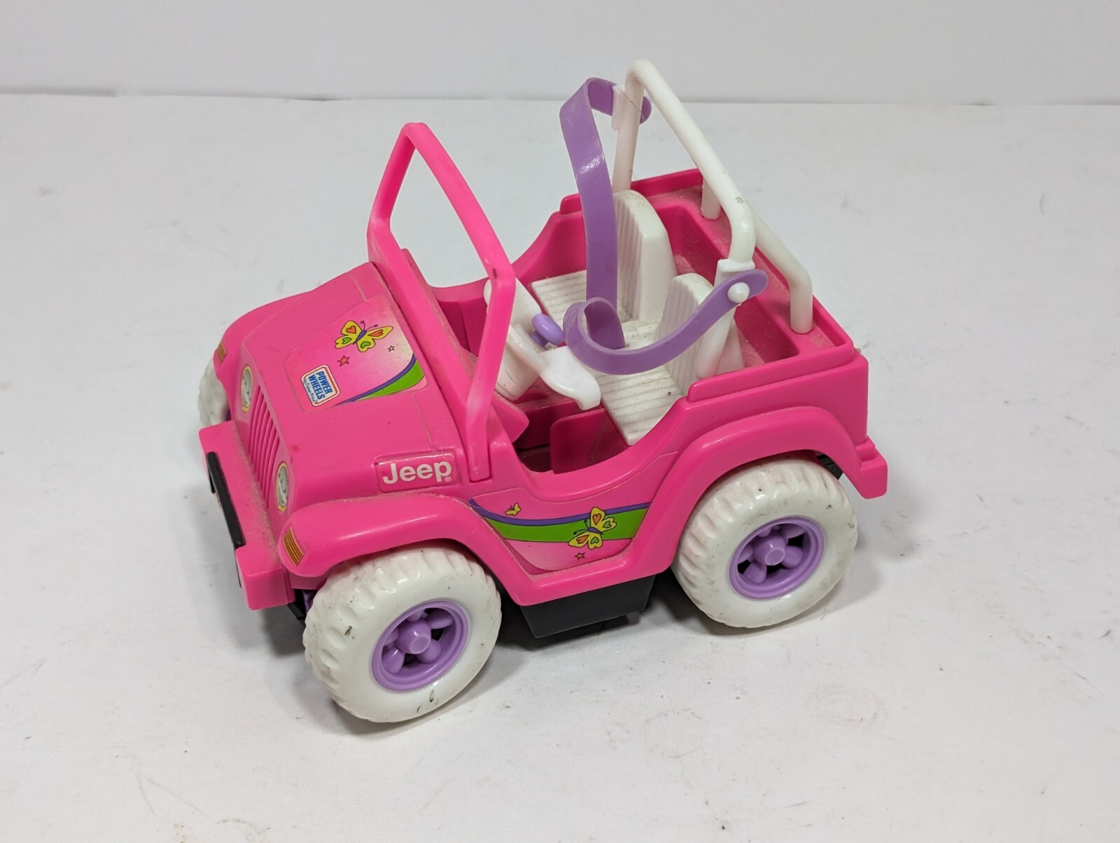 Pink Jeep Works Missing Battery Cover