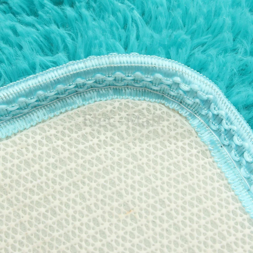 Large Fluffy Anti-Skid Rugs Shaggy Area Rug Dining Room Soft Bedroom Floor Mat - Image 4 of 4