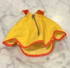 Vintage Barbie #3411 Poncho Put On YELLOW & ORANGE ZIPPER PONCHO Coat Mod Era