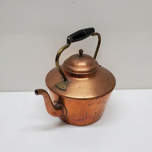 Antique Copper Tea Kettle eBay