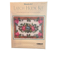 Caron Wonder Art Timeless Roses Latch Hook kit Art 4298 20"x27"