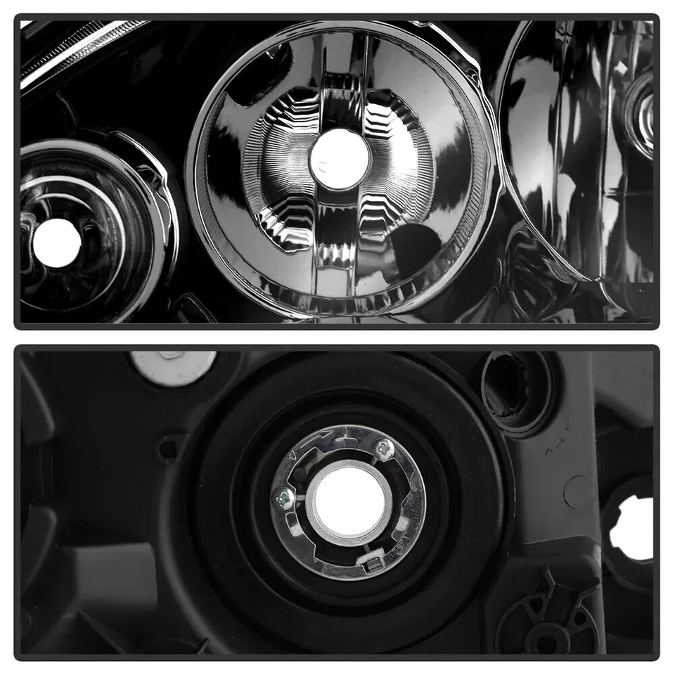 Par de faros de repuesto para Acura RSX 2005-2006 negros nuevos Foto 4 de 4