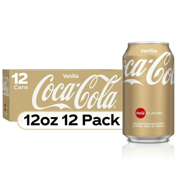 Coca-Cola Vanilla Soda Pop, 12 fl oz, 12 Pack Cans | eBay