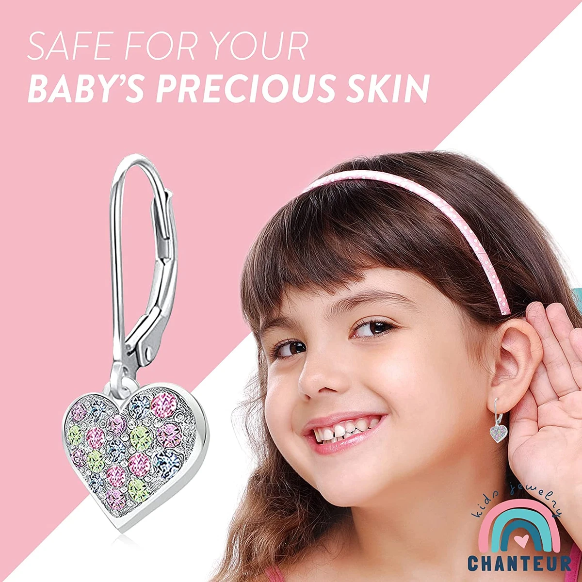 Hypoallergenic earrings hotsell for little girls