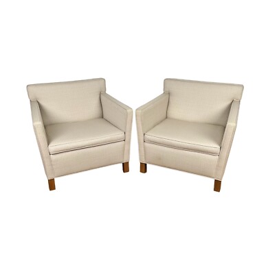 Mid-Century Modern Ludwig Mies Van Der Rohe For Knoll Krefeld Lounge Chairs PAIR