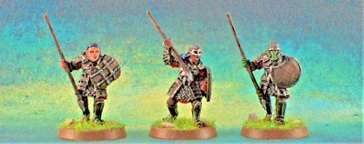 GW Morannon Orks mit Speeren Figuren bemalt Lotr - The return of the king