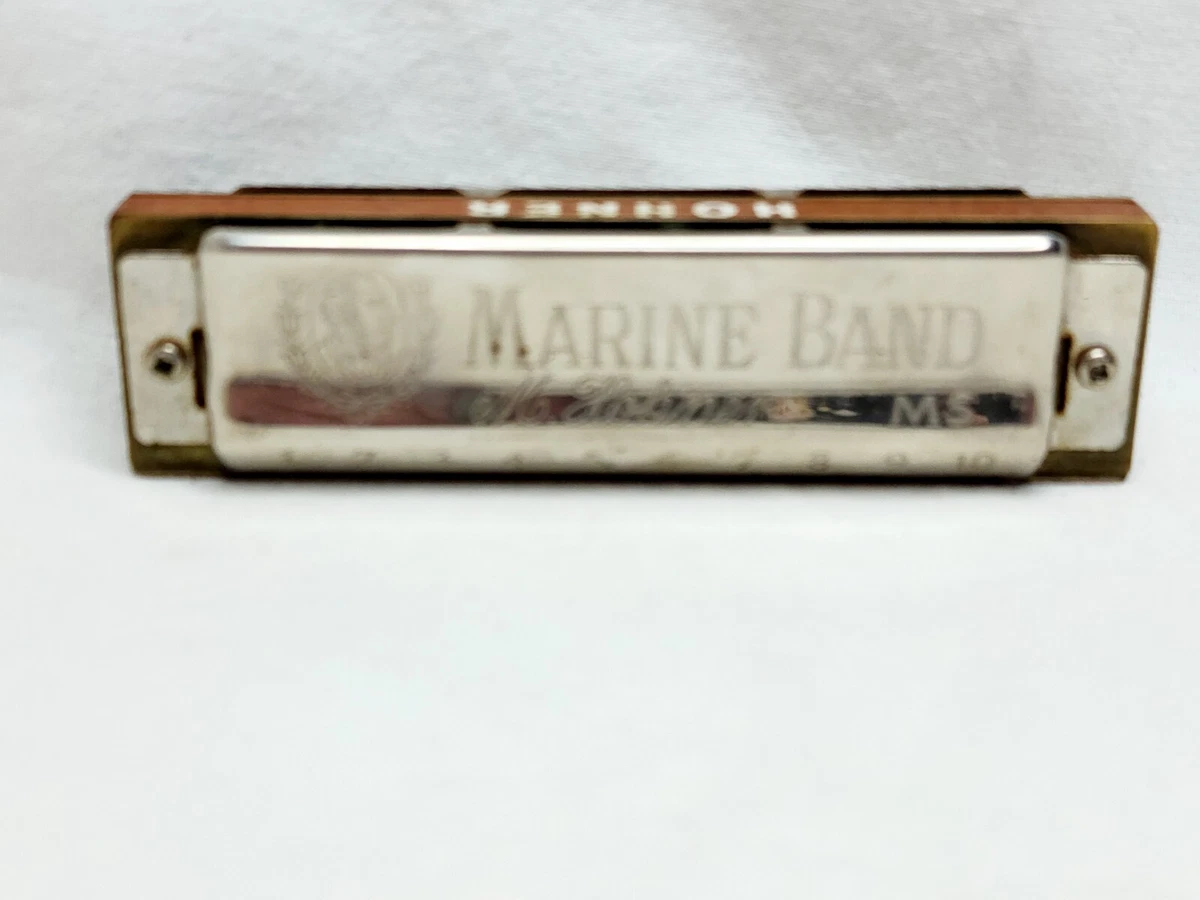 Marine Band MS M. Hohner Harmonica Key D Vintage