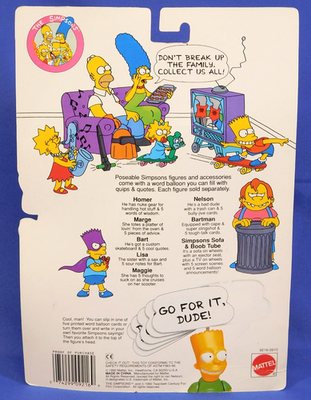 THE SIMPSONS BARTMAN BART FIGURE 1990 MATTEL VINTAGE | eBay