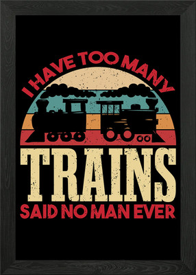 Modelleisenbahn Lok gerahmtes Wandbild Poster Leinwandbild Bild