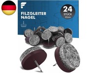 24 StüCk Filzgleiter FüR StüHle - Ø 22Mm Stuhl Filzgleiter Nagel MöBelgleiter Mi