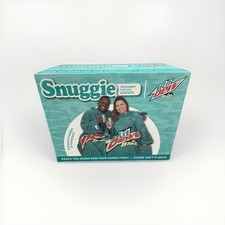 NEW Snuggie Mountain Dew Baja Blast Wearable Super Soft Fleece Blanket w/ Sleeve