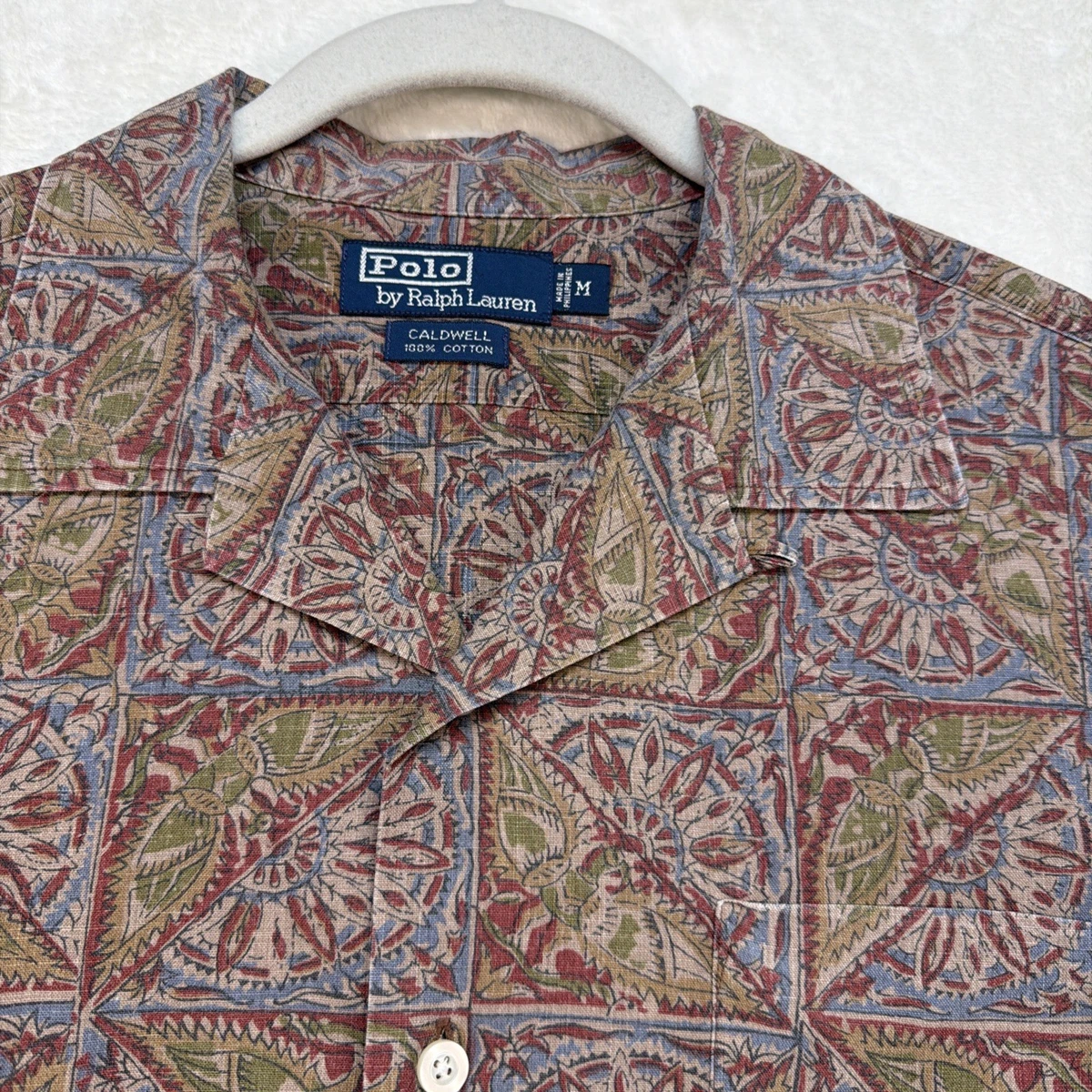 Polo Ralph Lauren Paisley Short Sleeve Button-Up Casual Button