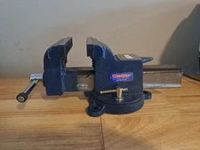 Westward 4YP27G 5" Heavy Duty Combination Vise With Swivel Base