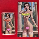 SEXY! Princess BELLE - 1 troy oz .999 Fine Silver Colorized Bar w COA # /100
