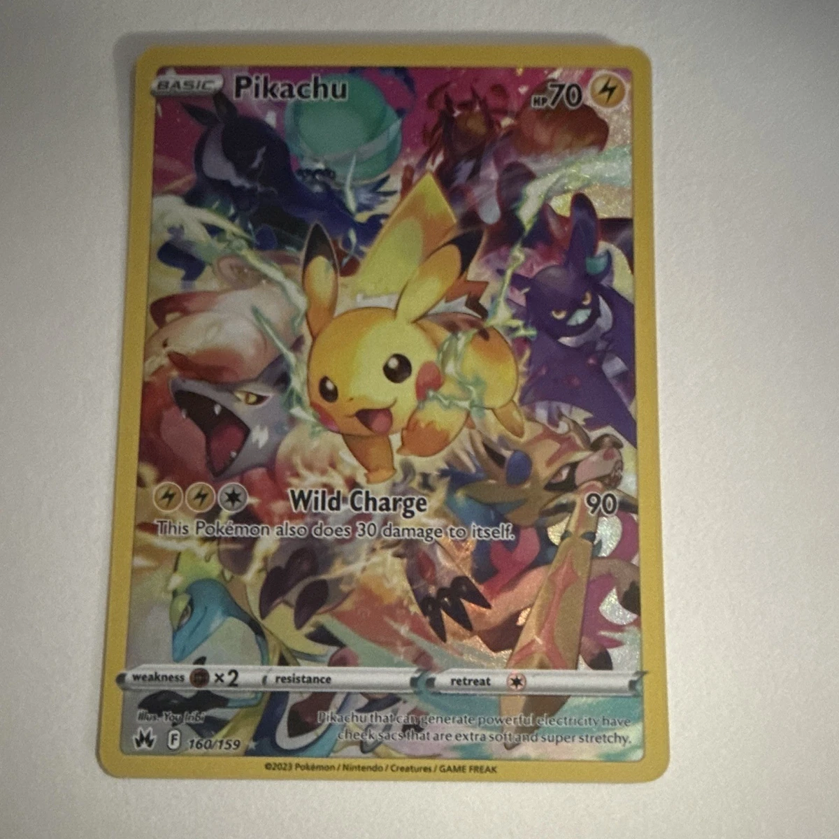Pikachu 160/159 Crown Zenith for sale | eBay