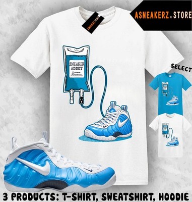 Shirt Matching Foamposite Pro University Blue Match Sneaker Sneakerhead Therapy