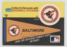1986 Fleer Hank Winston Baltimore Orioles Pennant Hack Wilson 1s7r