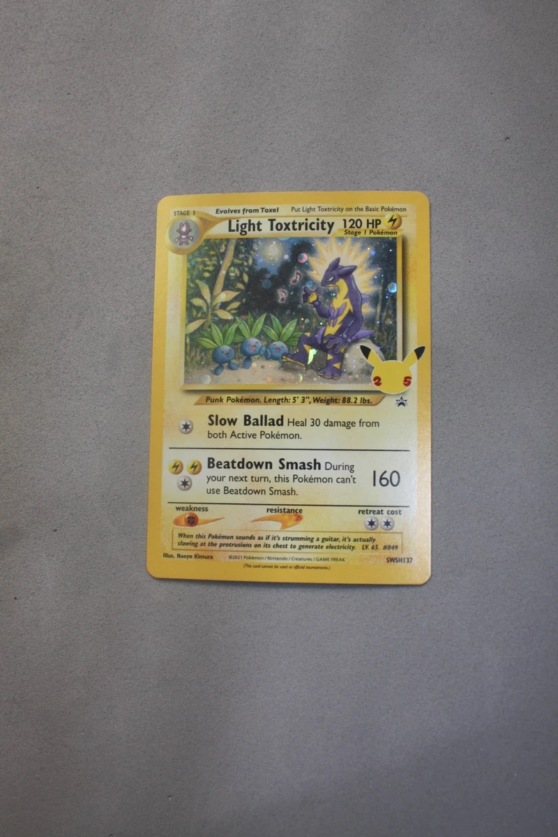 Light Toxtricity Pokémon TCG Cards for sale | eBay