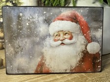 Rustic Farmhouse Santa Christmas SIGN HANDMADE