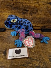 Ty Beanie Babies Dart The Rainforest Frog Vintage Retired with Tags Soft Plush