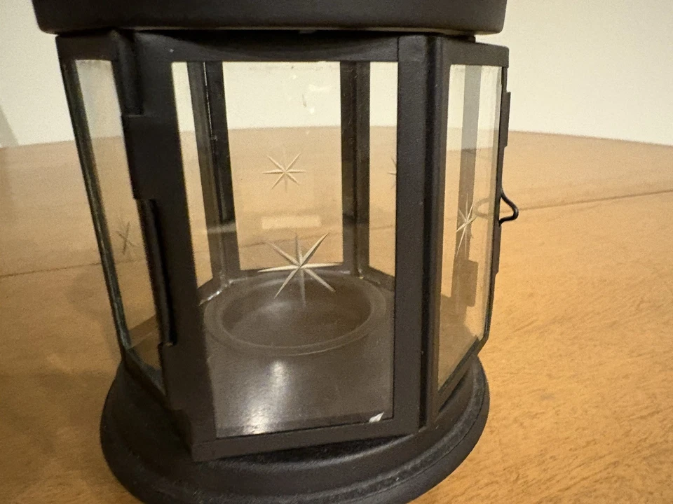 IKEA ROTERA Candelabro Colgante Tealight Linterna Metal Estrella Negro 8 1/4 Nuevo con Etiquetas Foto 3 de 4