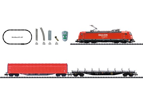Trix 11145 N Tren de Carga 185.2 Clase Minitrix Digital Starter Set | Zustand: New