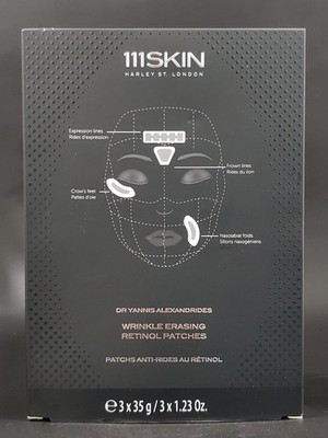 Nordstrom New 111 Skin Wrinkle Erasing Retinol Patches 3x35 g/ 1.23 Oz +1 Extra