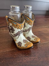 Salt And Pepper Cowboy Boot Shakers