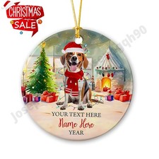 American Foxhound Dog Ornament Personalized Christmas Ornaments , Dog Lover, ...