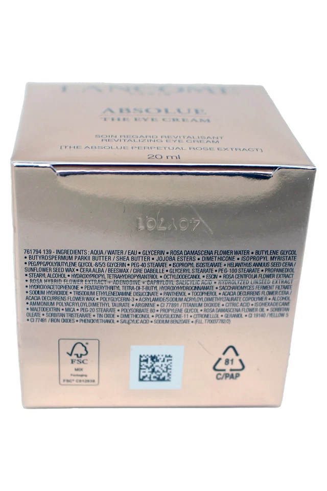 Crema de ojos Lancome Absolue The 0,67 onzas Foto 2 de 2