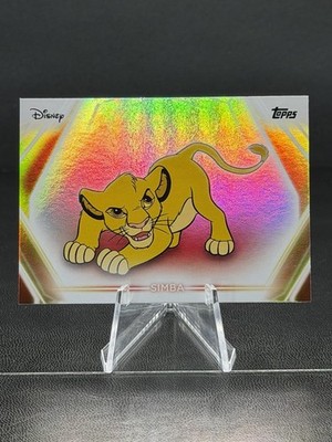Simba 2026 Topps Neon Disney #41 Rainbow Foilboard - The Lion King 