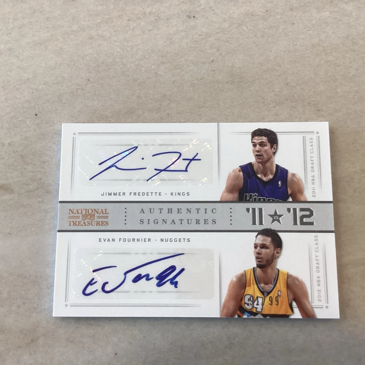 直筆サイン入り写真 エバン・フォーニエ オーランド・マジック SA鑑定済 Evan Fournier Basketball Autographed Sports Trading Cards