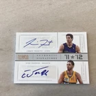 Jimmer Fredette Evan Fournier 2012-13 Panini National Treasures Dual Autos /99