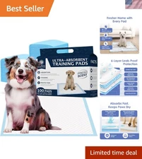 22x22 Scented Absorbent Puppy Pads with Odor Neutralizing Technology - 100 Pack