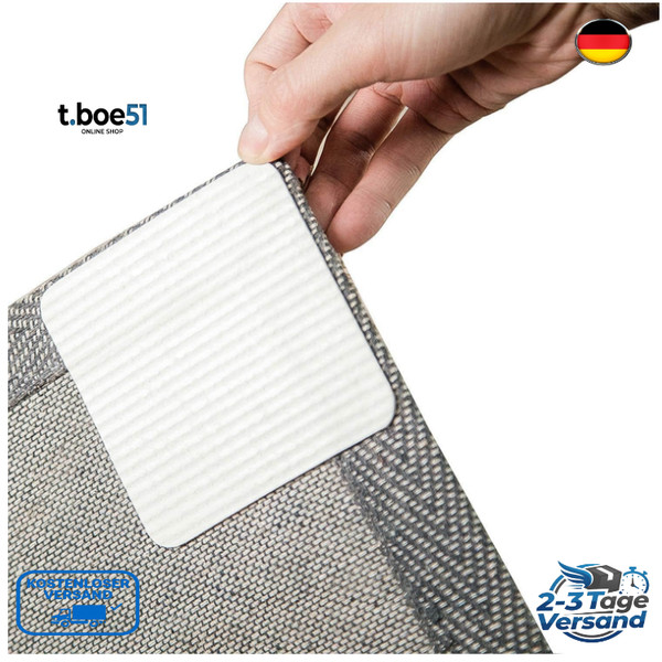 Home Techpro Teppich Greifer Vakuum Technologie Anti-Rutsch 4 StüCk Schutz Vor-image