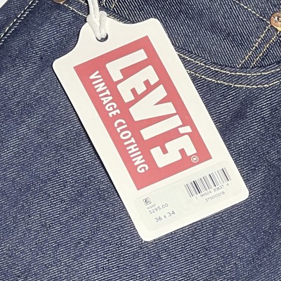 NWT Levi's LVC 1937 501xx Jeans 36x34 Made in Japan Cinchback