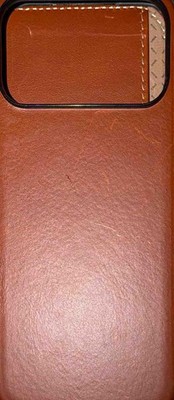 SHIELDON Leather Wallet Case iPhone 17 Pro 6.3  Flip RFID Kickstand Brown